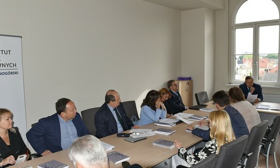 Left to right: Prof. Ewa Szewczyk, Prof. Ivan Pankevych, Prof. Eduard Barany, Prof. Gabriella Mangione, Prof. Miruna Tudorascu, Prof. Maciej Małolepszy; photographer: K. Adamczewski