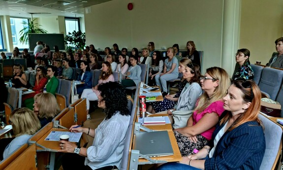 Uczestnicy konferencji logopedycznej pt. "Profilaktyka w logopedii – wyzwania XXI wieku", fot. organizator