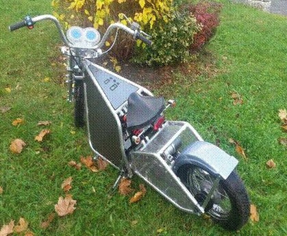 AZM prezentuje motocykl elektryczny CHOPPER