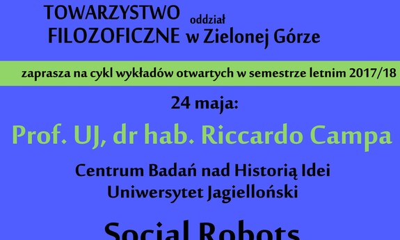 Social Robots and the Future of Work – wykład na UZ