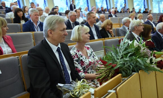 Uczestnicy sesji specjalnej z okazji 90. urodzin prof. dr. hab. inż. Tadeusza Bilińskiego; fot. K. Adamczewski 