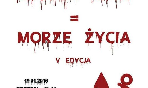 ropla krwi = Morze życia – zapraszamy do udziału w akcji krwiodawczej na UZ