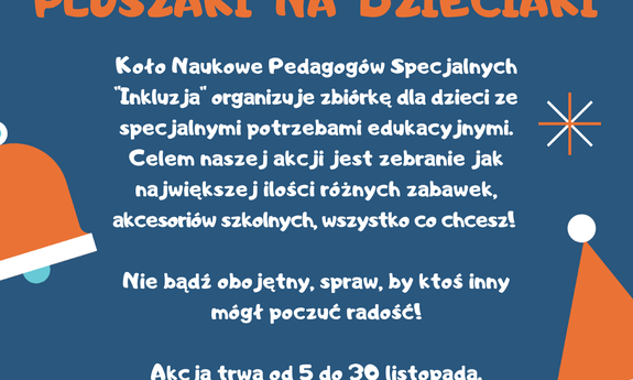 PLUSZAKI "NA" DZIECIAKI – mikołajkowa akcja studentów