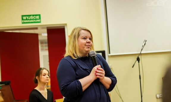 Kierownik Działu Spraw Studenckich mgr Katarzyna Litwin, fot. organizator  